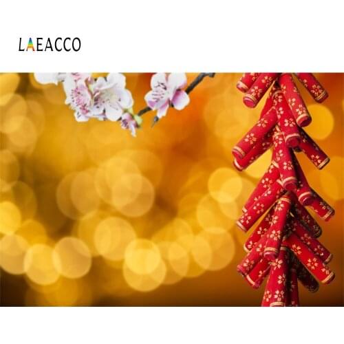 Red New Year Firecrackers Fireworks Polka Dots Spring Festival Party Pattern Photographic Background Photo Backdrop Photo Studio