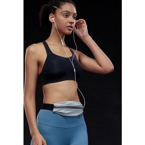 Multifunctional sports ladies pocket mini portable phone pocket with earphone hole unisex outdoor cycling sports fitness