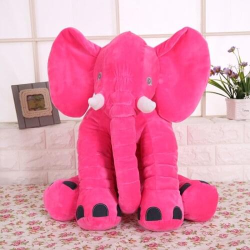 60cm Fashion Baby Animal Plush Elephant Doll Stuffed Elephant Plush Soft Pillow Kid Toy Children Room Bed Decoration Toy Gift