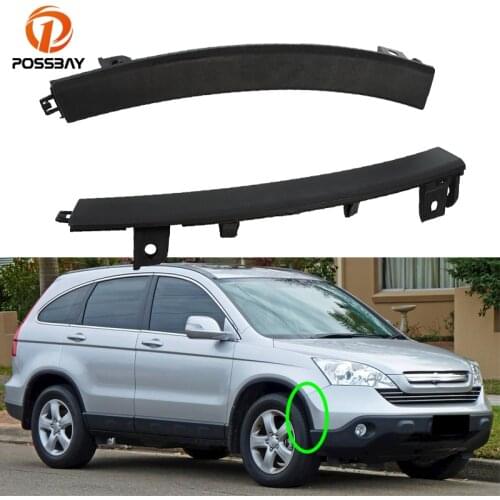 1 Pair Car Front Bumper Wheel Molding Fender Trim for Honda CR-V 2007 2008 2009 2010 2011 Black Left/Right Auto Exterior Parts