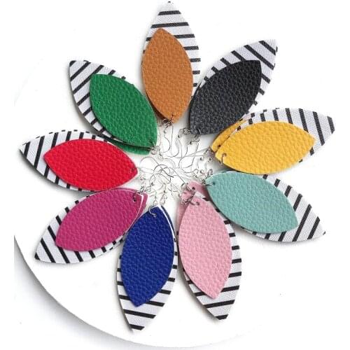 2020 New Women Girl Bohemian Leaft Earrings Pendant Dangle Drop Earrings Elegant Party Boho Earring Jewelry