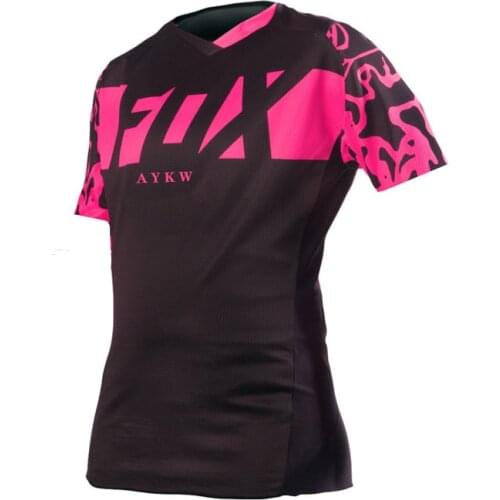 2021FOX New Women Downhill Jerseys MTB Bike Shirts Offroad DMotorcycle Jersey Motocross Sportwear Clothing FXR bike