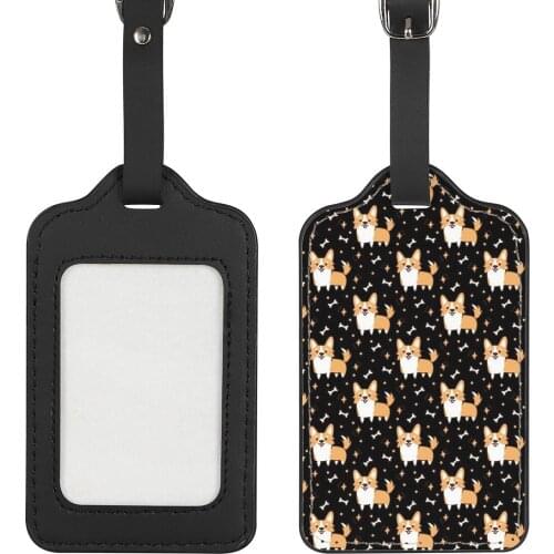 New Arrive Fashion Custom DIY Dog Pet Designed 3D Print Luggage Tags Customer DropShipping