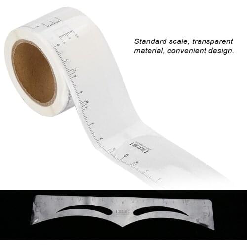 Disposable Eyebrows Shaping Stencils Sticker Ruler Easy Drawing Microblading Tattoo Lady Shaper Set Template Tool