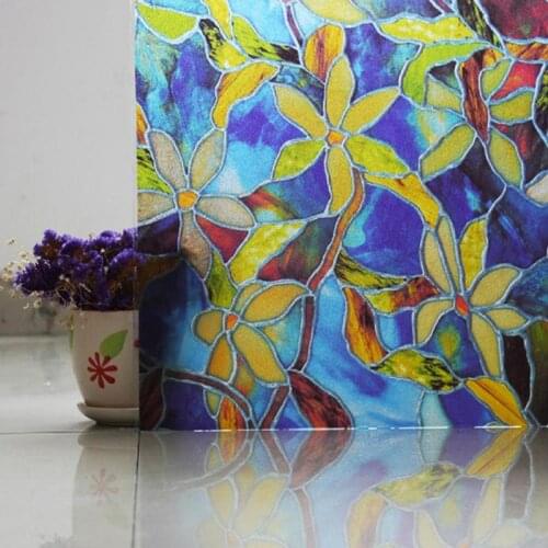 PEWPEK 29-90CM Frosted Cover High Privacy Glass Window Film Non-Glue Adhesive Glass Stickers For Bathroom Decor Water-Proof