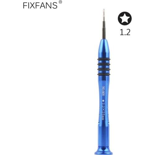 FIXFANS Laptop Repair Opening Tools Precision Aluminum Alloy 1.2mm 5-point Pentalobe P5 Screwdriver for MacBook Air / Pro Retina