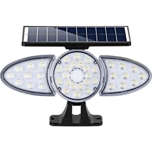 Outdoor Solar Light 38 LED Wireless Security Wall Light 360°Rotatable with 3 Mode IP65 for Garage Garden Front Door Yard