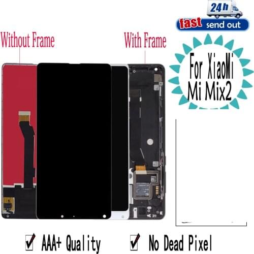 5.99" LCD For XIAOMI Mi Mix 2 LCD Display MiMix2 Touch Screen Tested Digitizer Assembly With Frame For XIAOMI Mi Mix 2