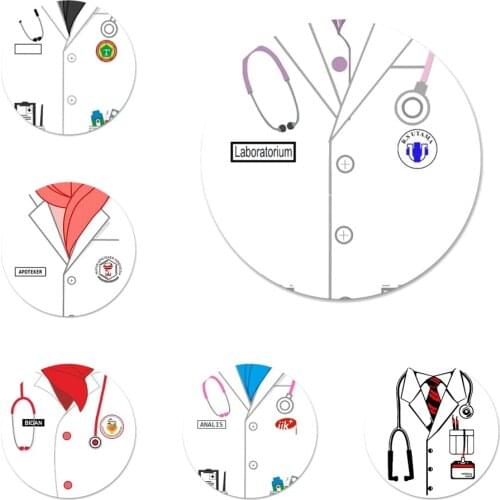 Doctor Nurse Medical Health Badge Brooch Pin Accessories For Clothes Backpack Decoration gift