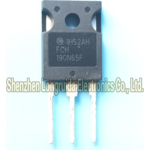 10PCS FCH190N65F 190N65F TO-247 MOSFET TRANSISTOR 190A 650V