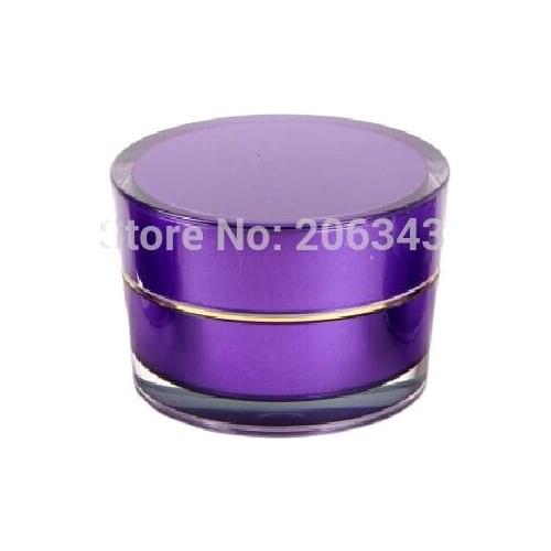50G purple acrylic cone- shape cream bottle,cosmetic container,,cream jar,Cosmetic Jar,Cosmetic Packaging