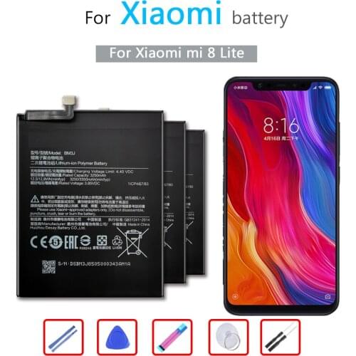 For Xiao Mi BM3J 3350mAh Battery For Xiaomi mi 8 Lite mi8 Lite Mobile Phone