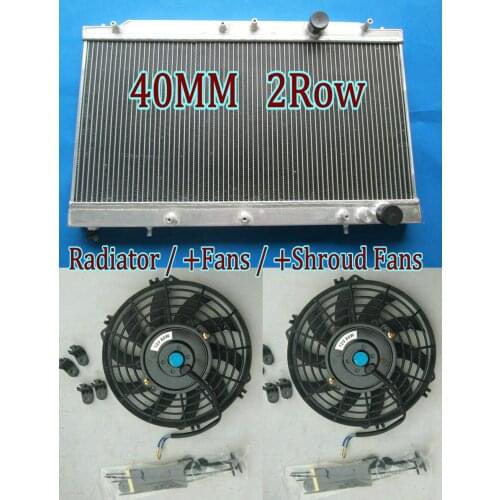 Aluminum Radiator Fan Shroud For Mitsubishi Eclipse 1G GS GSX Plymouth Laser RS Eagle Talon DL ES G37 4G63 1.8/2.0L 1990-1994