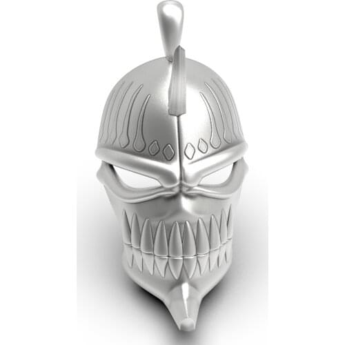 Arrancar Kaman Hiyori Skull Deisgn Hollow Mask Pendant Necklace 51x27x23mm