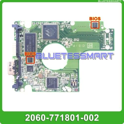 Free shipping HDD PCB logic board 2060-771801-002 REV A/P1 for WD 2.5 USB hard drive repair data recovery