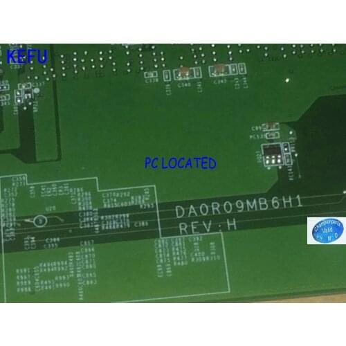 KEFU FREE SHIPPING 01040N DA0R09MB6H1 REV : H1 Mainboard Laptop Motherboard for Dell inspiron 5720 Notebook PC