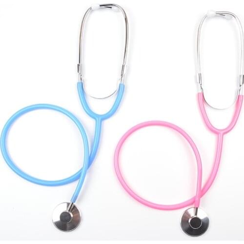 Baby Toy 9 Color Stethoscope Pretend Play Doctor Toys Science Popularization Children DIY Simulation Stethoscopes Doctor Toy