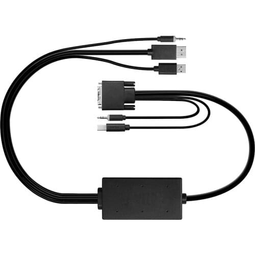 DisplayPort to DVI-D + USB A/B + Audio Smart Combo Cable DISPLAYPORT TO DVI KVM CBLE KIT F1D9017b06