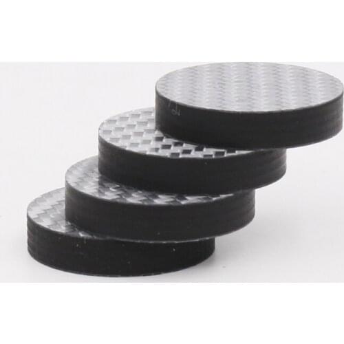 Carbon Fiber Speaker Isolation 25x5mm Spike Base Pad Shoe Feet Hifi CD
