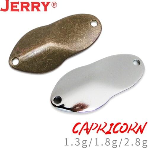 Jerry 50pcs 1,5g 2g 3g Brass unpainted metal bait fishing lures micro area trout spoons ultralight baubles