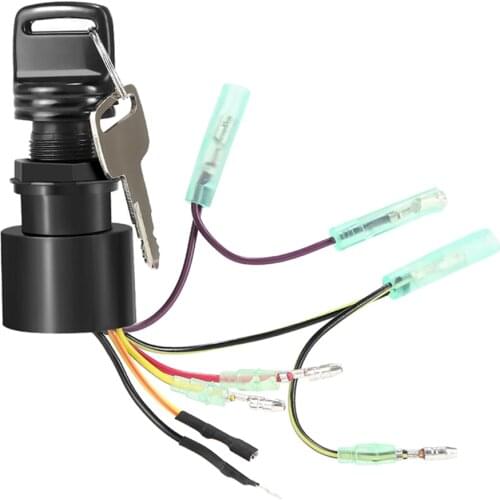 Boat Ignition Switch with 2 Keys Replacement for Mercury Mariner Outboard Motor 87-17009A5 MP41070-2