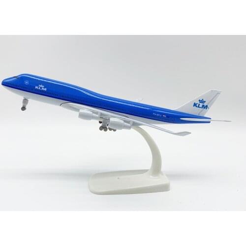 20cm Aircraft Model Landing Gear Detachable With Wheels Detachable Dutch Airlines Boeing 747 Netherlands 747 Plane Model