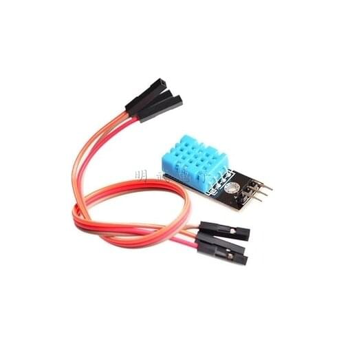 Free Shipping DHT11 Temperature and Relative Humidity Sensor Module With Cable for Ard