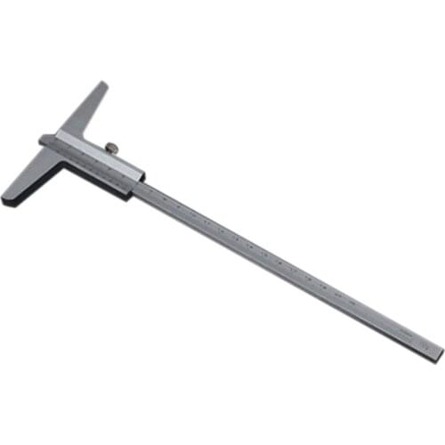 0-200Mm Steel Depth Vernier Caliper Gauge Depth Caliper Gauge Micrometer Depth Measuring Tool Metric Gauge Micrometer