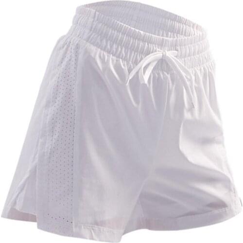 Sports Safety Shorts Fake Two-piece Breathable Quick-drying Running Yoga Fitness Pilates Nylon Comfortable Plus Size Ladies Home