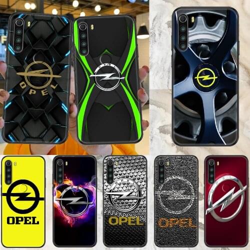 Opel Astra car Phone case For Xiaomi Redmi Note 7 7A 8 8T 9 9A 9S 10 K30 Pro Ultra black 3D cell cover painting hoesjes art
