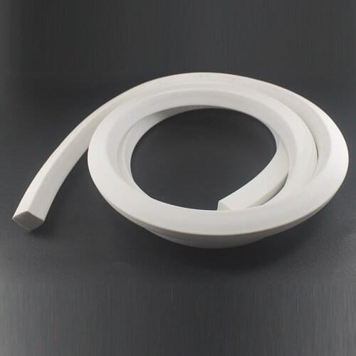 1Meter Silicone Foam Seal Strip Square Shaped Sealing Strip 2*4/3*3/10*10/10*20/25*25mm VMQ Foam Sealing Strips