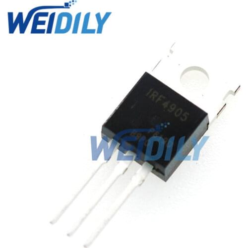 10PCS/LOT IRF4905 IRF4905PBF TO-220 MOS FET P channel field effect 74A 55V 200W new original Triode Transistor