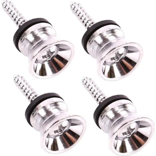 6pcs Guitar Belt Fixator Guitar Acoustic Guitar Wooden Guitar Belt Fixator Button