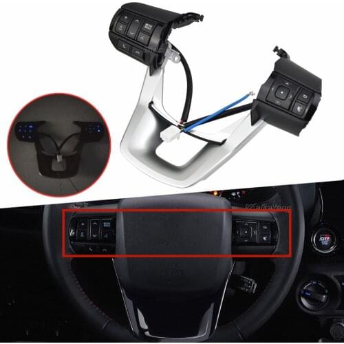 84250-0K320 84250-0K320-C1 Fit for Toyota Hilux Revo Rocco Fortuner 2015-2020 Steering Wheel Volume Sound Button Switch