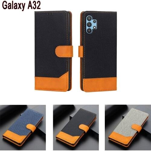 A32 New Flip Phone Cover For Samsung Galaxy A32 Case Wallet Leather Etui Book On Samsung A32 5G Case Magnetic Card Hoesje Fundas