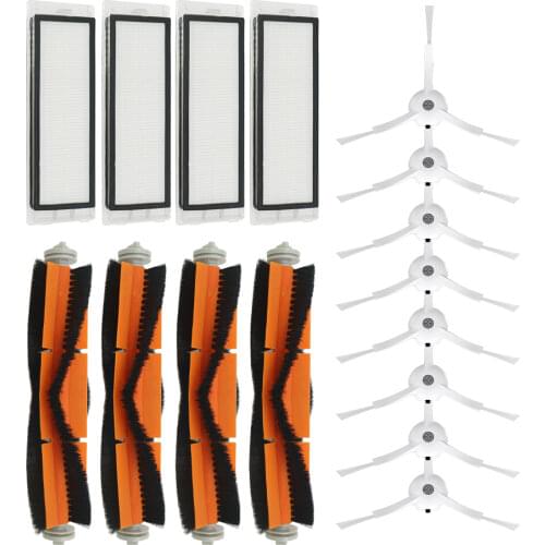 HEPA Filter + Side Brush + Main Brush for Xiaomi MI Robot Vacuum 2 Roborock S50 S51 Vacuum Cleaner Parts Accessories