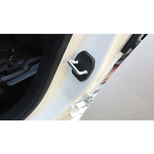 Lapetus Accessories For Jeep Grand Cherokee / Wrangler / Compass 2009 - 2020 Car Door Lock Buckle Plastic Protective Cover Kit