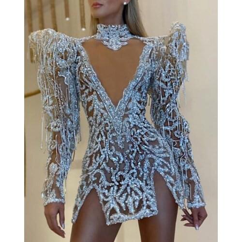 Ever Pretty Dress Elegant 2021 Evening Dress Bride Gown Lace&Sequins Robe de soir Suitable for Parties Plus Size Woman dresses