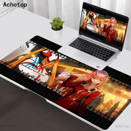 Zero Two Darling in the FranXX Large Anime Mouse Pad Natural Rubber PC Computer Gaming Mousepad Desk Mat XXL Carpet for CS GO