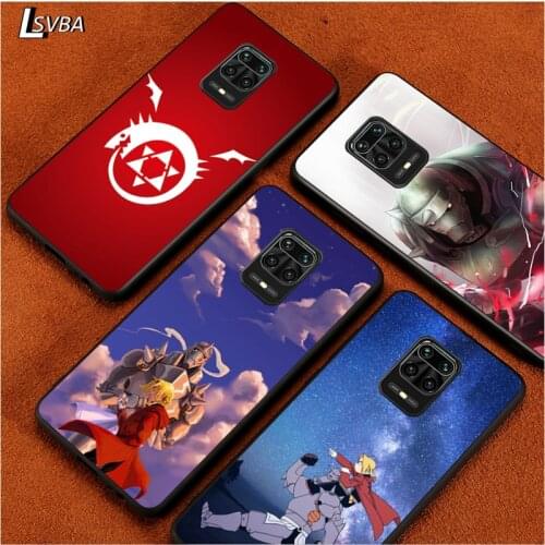 Anime Allchemist for Redmi K30 K30S K30T K20 10X 9i 9 9A 9C GO 8A 8 7 6 6A 5A 4X S2 Pro Plus Ultra Black Phone Case
