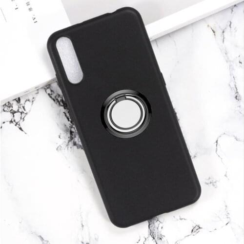 For Wiko View4 Back Ring Holder Bracket Phone Case Cover Phone TPU Soft Silicone Cases for Wiko View4 Lite View 4 Lite 4lite