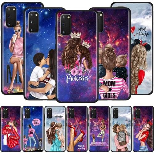 Phone Case For Samsung Galaxy S10 S20 FE S10e S9 S8 Plus Note 20 Ultra 10 Lite 8 9 Phone Back Capa Cover Super Mon And Boys Girl
