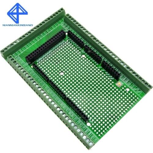 Double-side PCB Prototype Screw Terminal Block Shield Board Kit For MEGA-2560 Mega 2560 R3 Mega2560 R3