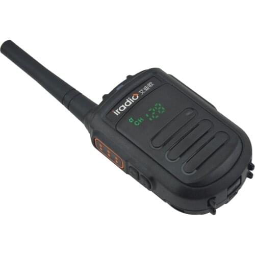 IRADIO CP-168 VHF 136-174MHz 2W 128CH Compact Portable Two-way Radio with Built-in hidden LED Display