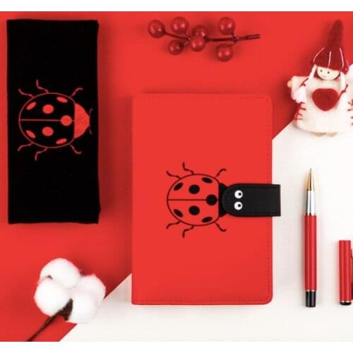 Lovely Ladybug Notepad Journal Notebook Study Diary Notepad Beautiful Cute Stationery Gift Red Color School Office