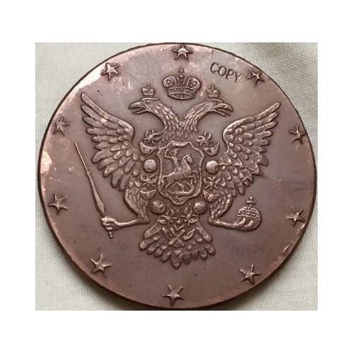 Wholesale 1762 russian coins 10 Kopeks copy 100% coper manufacturing