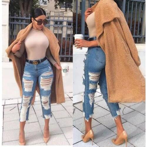 Hot Women Lady Denim Skinny Pants High Waist Stretch Jeans Slim Pencil Jeans Women Casual Jeans