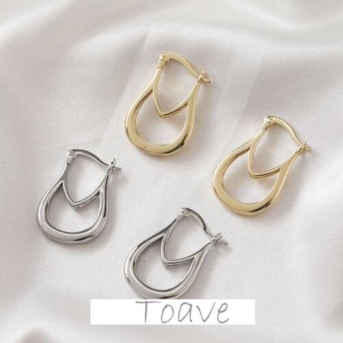 14K bag gold vintage niche hollow earrings earrings diy hand-made material accessories
