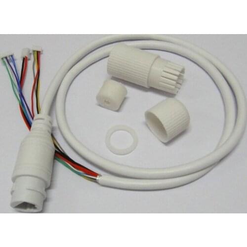 X10pcs Waterproof POE LAN cable for CCTV IP camera board module with weatherproof connector RJ45, Single status LED