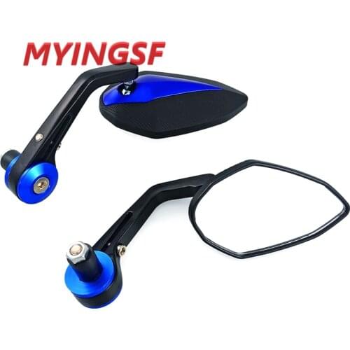 Motorcycle Mirror Handlebar Side Handle Bar Ends Mirror For YAMAHA R6 R1 MT 09 07 TMAX XMAX WR 125 250 KTM DUKE 690 125 200 390